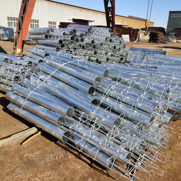 Hot Dipped Galvanized Metal Perfusion piles for Foundation  (5)
