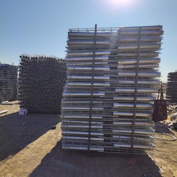 Hot Dipped Galvanized Metal Perfusion piles for Foundation  (8)