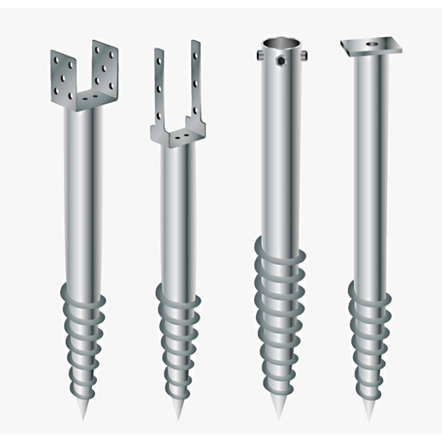 Metal ground screw post jangkar leutik screw pilesscrew post spike (4)
