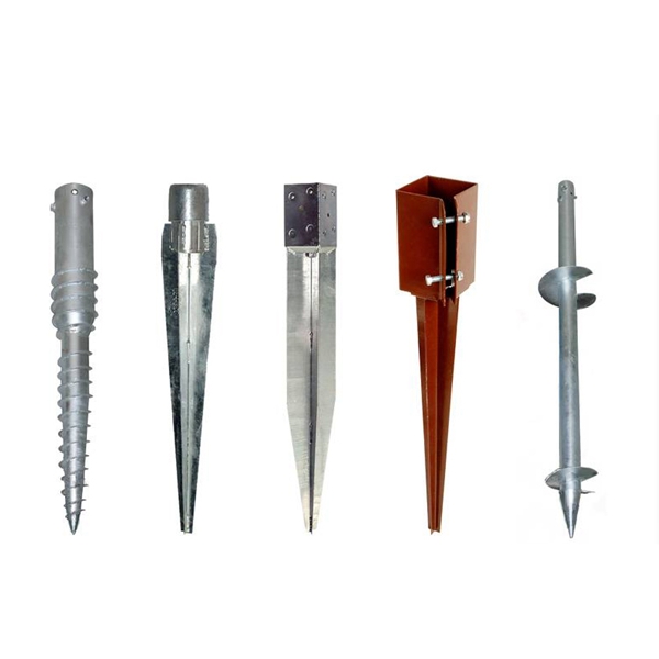 Metal ground screw post jangkar leutik screw pilesscrew post spike (8)