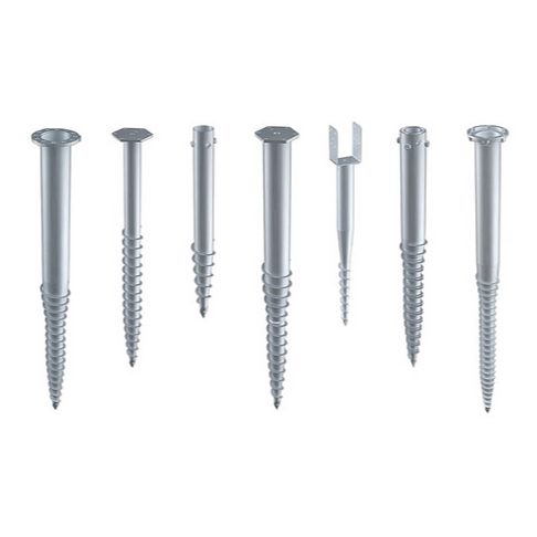 Steel galvanized screw taneuh pileshelical pilespost jangkar (4)
